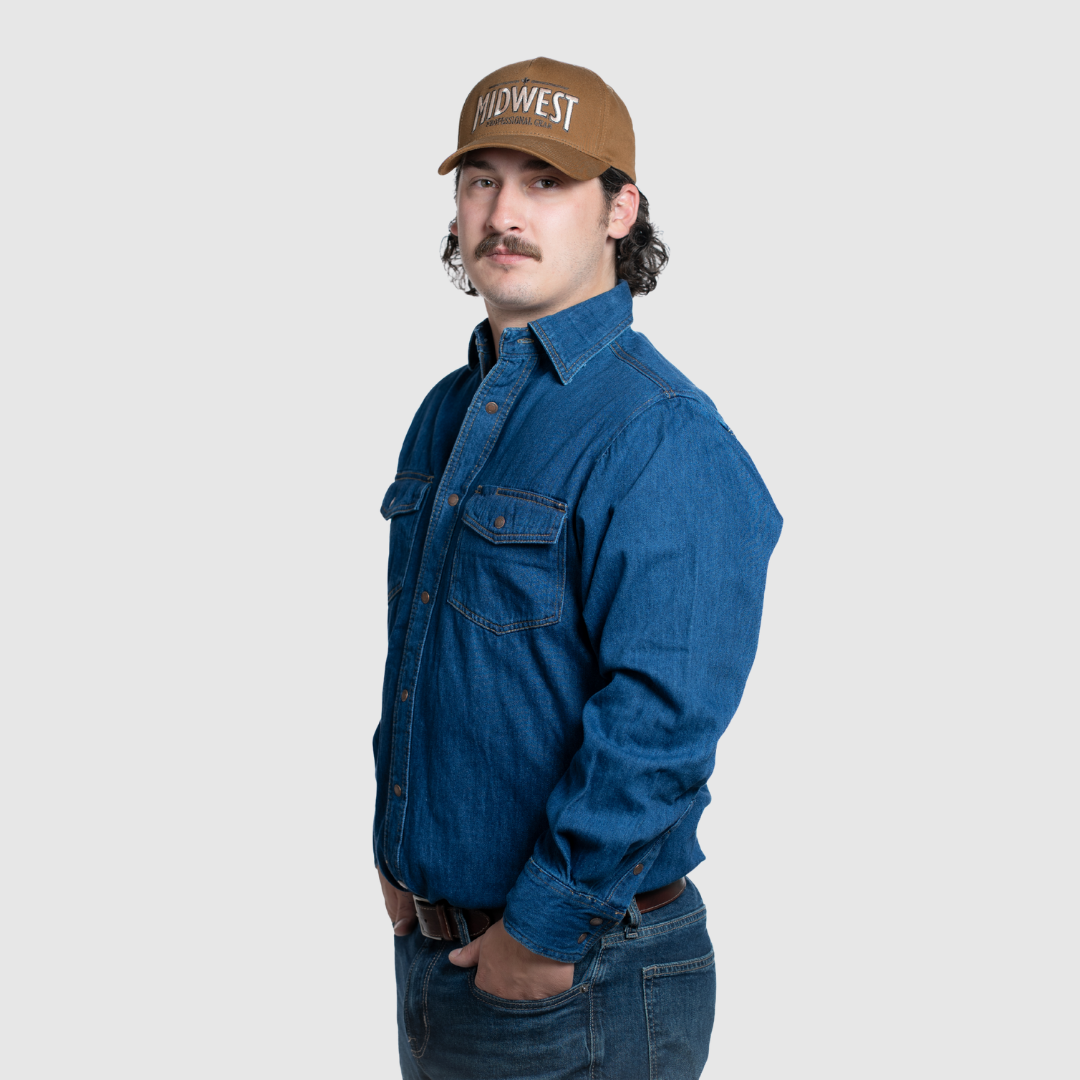 Men's Classic Western Denim Shirt - 50U15