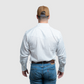 Men's Western Stripe Shirt (White) - I30D01-02