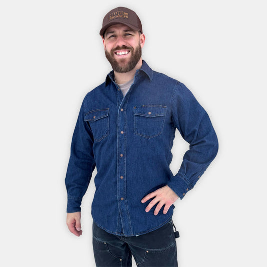 Men's Classic Western Denim Shirt - 50U15