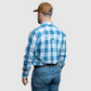 Men's Snap Plaid Shirt (Natural) - I30D02-09