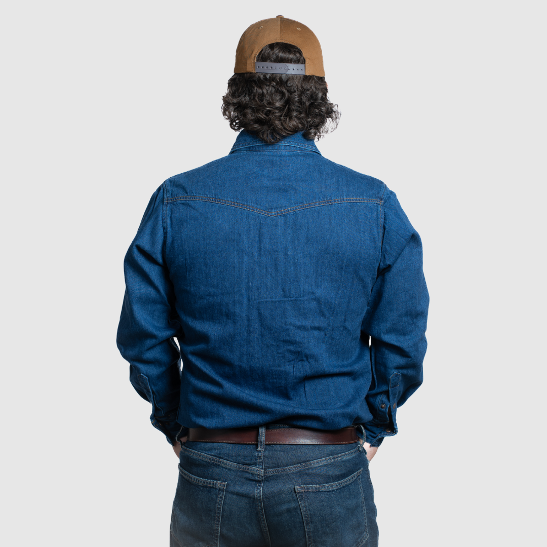 Men's Classic Western Denim Shirt - 50U15