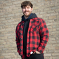 Men's Flannel Western Shirt - I36V00-03 (Red)