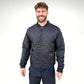 MWG Ripstop Black Freezer Jacket. Freezer Jacket has a brass zipper, two front pockets and ribbed cuffs & collar.