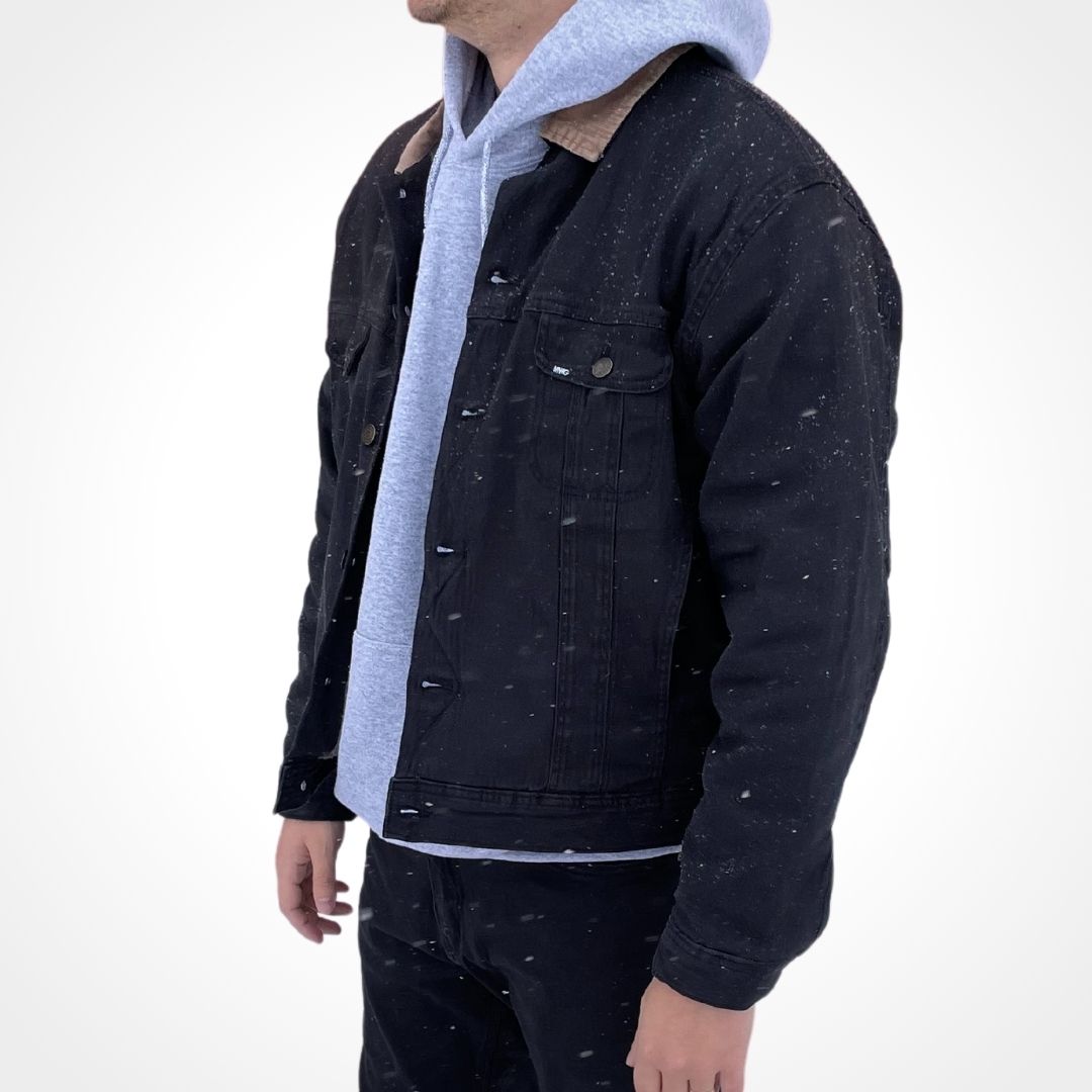 Winter is Here, New Wrangler Quality Men's Medium Lined Denim Jacket -  clothing & accessories - by owner - apparel...